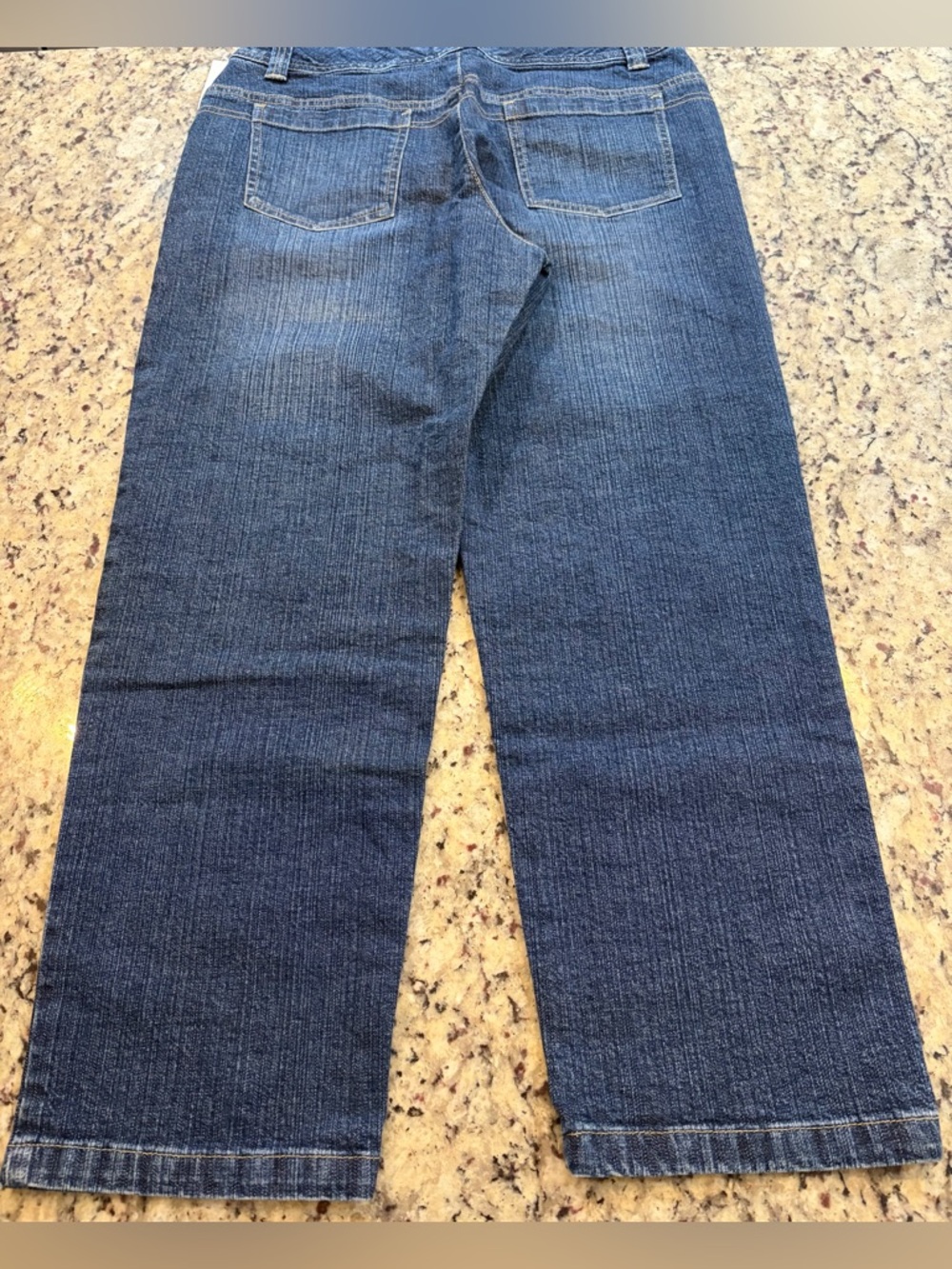 Liz Claiborne Dark Blue Cropped Jeans - Picture 6 of 7